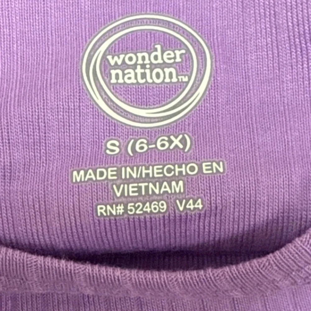 Wonder‎ Nation Mystic Purple Tulle Dress Small (6-6X) New NWT